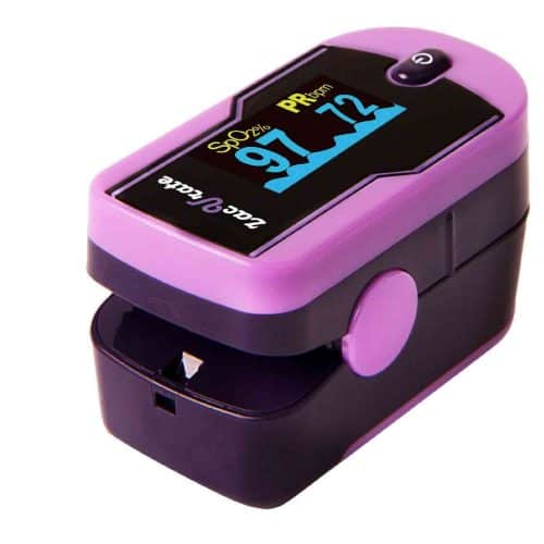 Zacurate DELUXE CMS 500D pulsoksimetras purpurinis