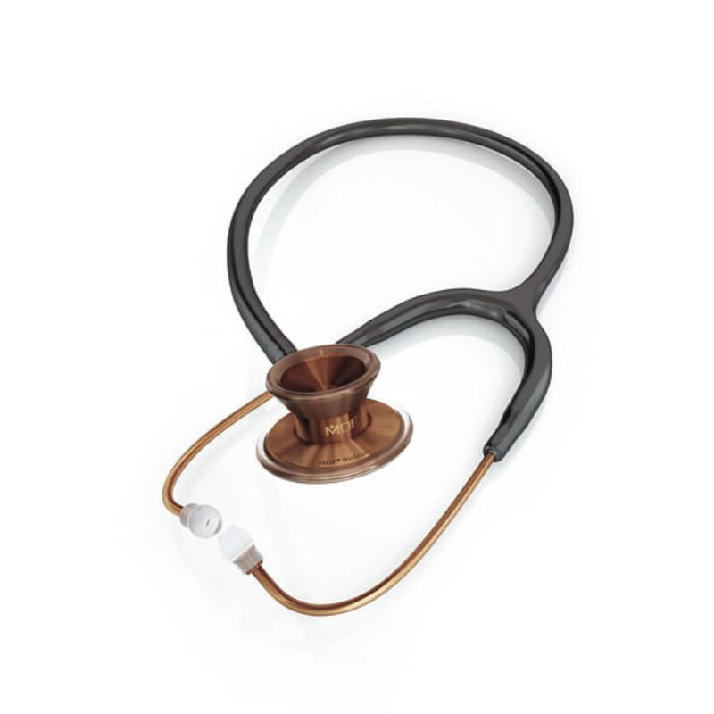 MDF MD ONE® EPOCH® Titanium stetoskopas - black / cyprium - Image 2