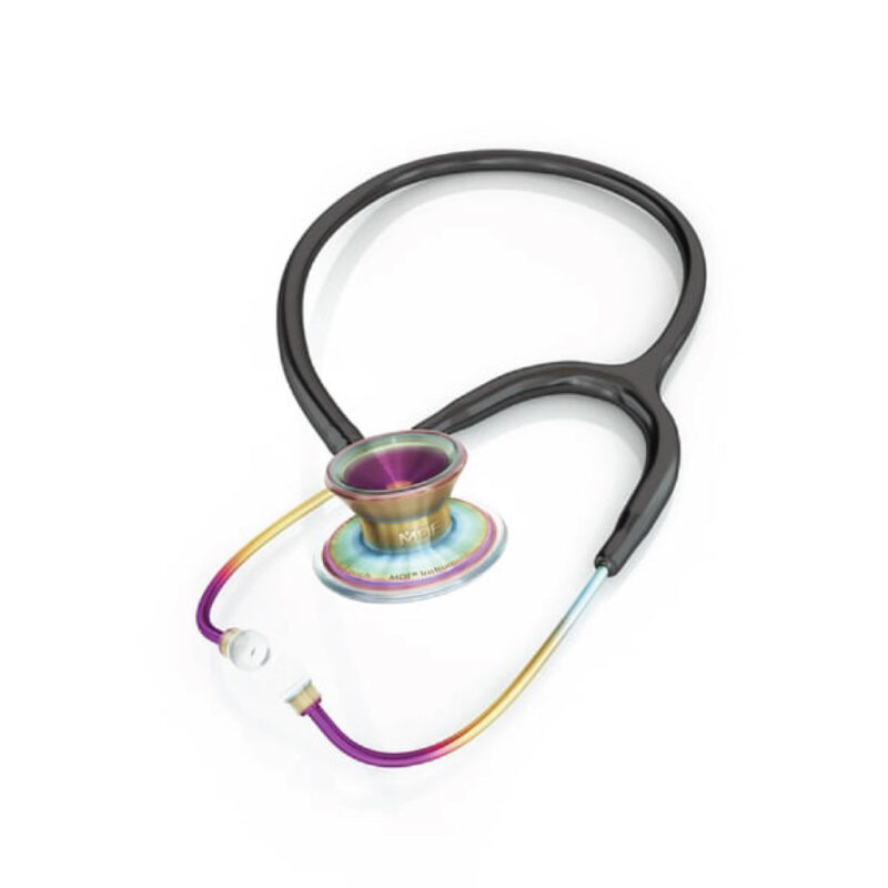 MDF MD ONE® EPOCH® Titanium stetoskopas - black / kaleidoscope - Image 2