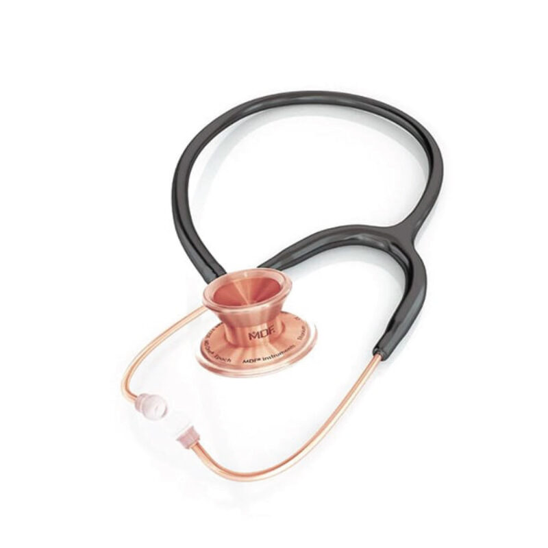 MDF MD ONE® EPOCH® Titanium stetoskopas - black / rose gold - Image 2